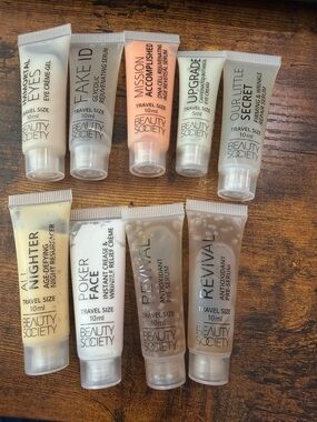 Beauty Society Travel-Size Face Serums & Oils - Assorted Colors (10ml/5ml)